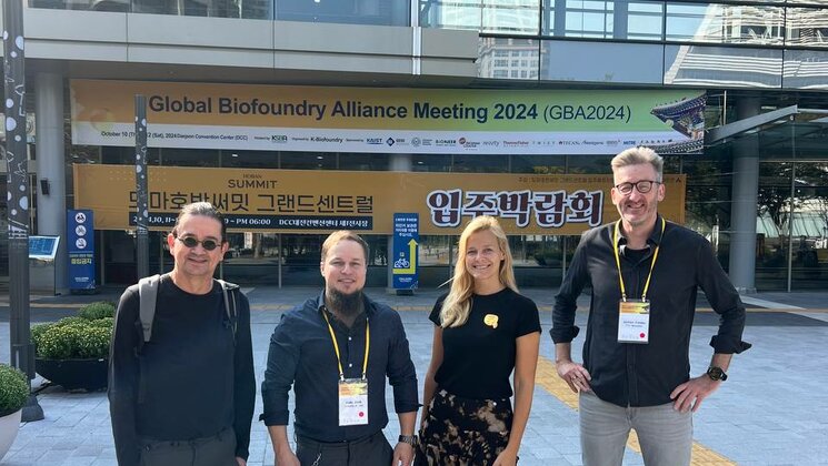 Estonia Biofoundry representatives and their partners